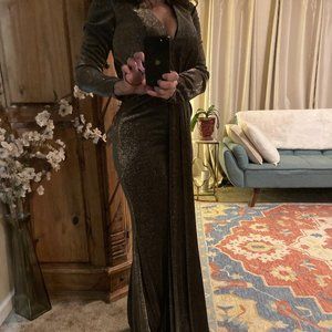 Long formal dress by Morrell Maxie, size 4.  Unaltered & unworn